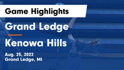 Grand Ledge  vs Kenowa Hills  Game Highlights - Aug. 25, 2022