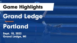 Grand Ledge  vs Portland  Game Highlights - Sept. 10, 2022