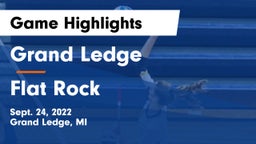 Grand Ledge  vs Flat Rock  Game Highlights - Sept. 24, 2022