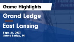 Grand Ledge  vs East Lansing  Game Highlights - Sept. 21, 2023