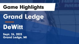Grand Ledge  vs DeWitt  Game Highlights - Sept. 26, 2023