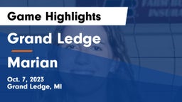 Grand Ledge  vs Marian  Game Highlights - Oct. 7, 2023