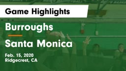 Burroughs  vs Santa Monica  Game Highlights - Feb. 15, 2020
