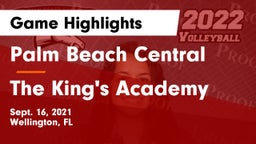Palm Beach Central  vs The King's Academy Game Highlights - Sept. 16, 2021