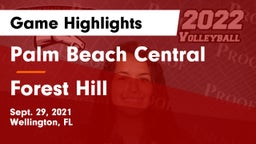 Palm Beach Central  vs Forest Hill Game Highlights - Sept. 29, 2021