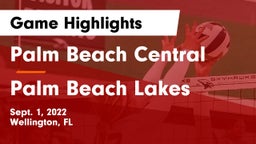 Palm Beach Central  vs Palm Beach Lakes Game Highlights - Sept. 1, 2022