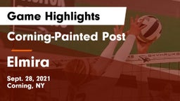 Corning-Painted Post  vs Elmira  Game Highlights - Sept. 28, 2021