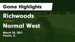 Richwoods  vs Normal West  Game Highlights - March 30, 2021