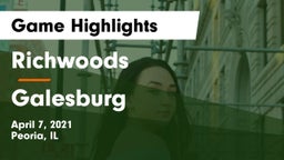Richwoods  vs Galesburg  Game Highlights - April 7, 2021
