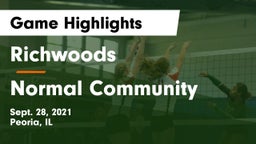 Richwoods  vs Normal Community  Game Highlights - Sept. 28, 2021
