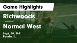 Richwoods  vs Normal West  Game Highlights - Sept. 30, 2021