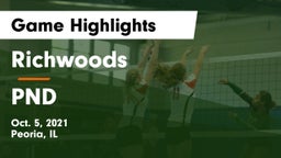 Richwoods  vs PND Game Highlights - Oct. 5, 2021