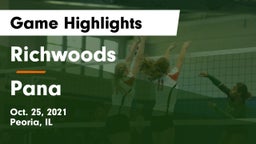 Richwoods  vs Pana   Game Highlights - Oct. 25, 2021