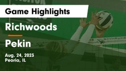 Richwoods  vs Pekin  Game Highlights - Aug. 24, 2023