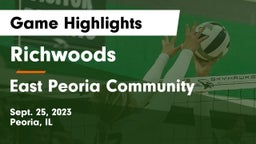 Richwoods  vs East Peoria Community  Game Highlights - Sept. 25, 2023