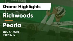 Richwoods  vs Peoria  Game Highlights - Oct. 17, 2023