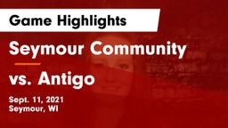 Seymour Community  vs vs. Antigo Game Highlights - Sept. 11, 2021