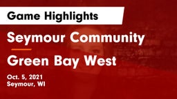 Seymour Community  vs Green Bay West Game Highlights - Oct. 5, 2021