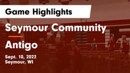 Seymour Community  vs Antigo  Game Highlights - Sept. 10, 2022