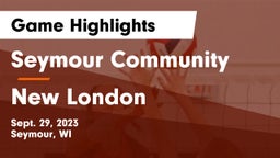 Seymour Community  vs New London  Game Highlights - Sept. 29, 2023