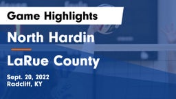 North Hardin  vs LaRue County  Game Highlights - Sept. 20, 2022