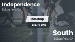 Matchup: Independence High vs. South  2016