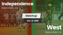 Matchup: Independence High vs. West  2016