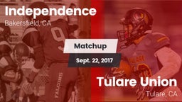 Matchup: Independence High vs. Tulare Union  2017