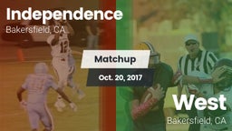 Matchup: Independence High vs. West  2017