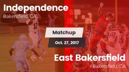 Matchup: Independence High vs. East Bakersfield  2017