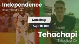 Matchup: Independence High vs. Tehachapi  2018