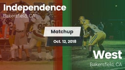 Matchup: Independence High vs. West  2018