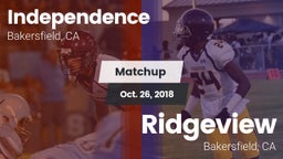 Matchup: Independence High vs. Ridgeview  2018