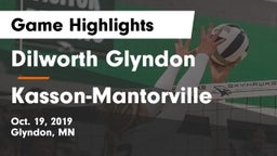 Dilworth Glyndon  vs Kasson-Mantorville  Game Highlights - Oct. 19, 2019