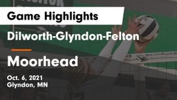 Dilworth-Glyndon-Felton  vs Moorhead  Game Highlights - Oct. 6, 2021