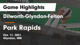 Dilworth-Glyndon-Felton  vs Park Rapids  Game Highlights - Oct. 11, 2021