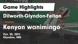 Dilworth-Glyndon-Felton  vs Kenyon wanimingo Game Highlights - Oct. 20, 2021