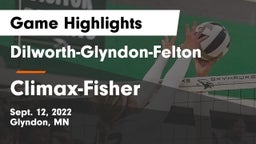 Dilworth-Glyndon-Felton  vs ******-Fisher  Game Highlights - Sept. 12, 2022