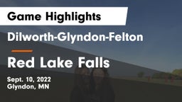 Dilworth-Glyndon-Felton  vs Red Lake Falls Game Highlights - Sept. 10, 2022