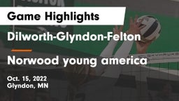 Dilworth-Glyndon-Felton  vs Norwood young america Game Highlights - Oct. 15, 2022
