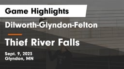 Dilworth-Glyndon-Felton  vs Thief River Falls  Game Highlights - Sept. 9, 2023