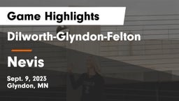 Dilworth-Glyndon-Felton  vs Nevis  Game Highlights - Sept. 9, 2023