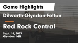 Dilworth-Glyndon-Felton  vs Red Rock Central  Game Highlights - Sept. 16, 2023