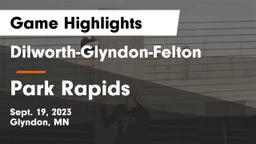 Dilworth-Glyndon-Felton  vs Park Rapids  Game Highlights - Sept. 19, 2023