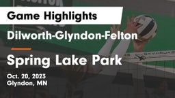 Dilworth-Glyndon-Felton  vs Spring Lake Park  Game Highlights - Oct. 20, 2023