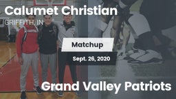 Matchup: Calumet Christian Hi vs. Grand Valley Patriots 2020