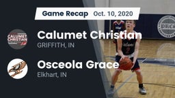 Recap: Calumet Christian  vs. Osceola Grace 2020