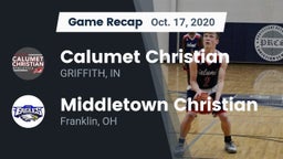 Recap: Calumet Christian  vs. Middletown Christian  2020