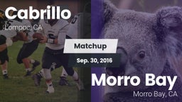 Matchup: Cabrillo  vs. Morro Bay  2016