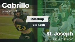 Matchup: Cabrillo  vs. St. Joseph  2016
